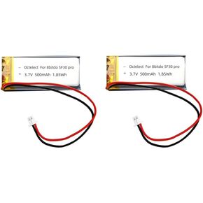 Higher Capacity 500mah 3.7V Polymer Lithium Battery for 8bitdo SF30 pro and Drone etc.