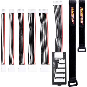 HobbyPark JST-XH 2-6S Lipo Battery Charger Balance Board with Extension Lead Wire for LiPo Battery Balance Charging