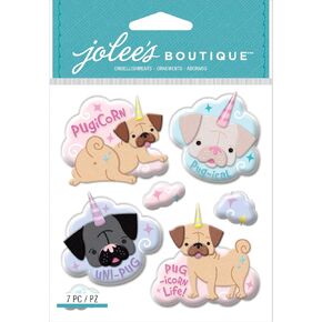 Jolee's/American Crafts Pugicorn Jolees BTQ ingelshmt