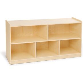 Monläurd® 100% Birch Cabinet, 8-Section Montessori Wooden Bookshelf & Storage Organizer, Toy Storage Cabinet for Kids, Daycare Furniture, Toddler Book Shelf for Playroom, Classroom and Nursery