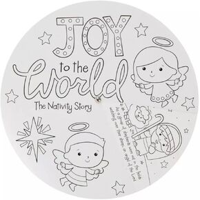 Nativity Story Wheel Craft Kit - Makes 24