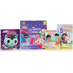 Klutz Jr. My Cat Mermaid & Friend Craft Kit ، سفينة غارقة: كتاب Acorn ، Gabby's Dollhous