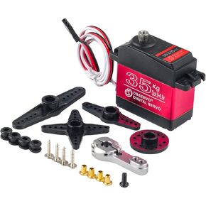 35KG 6V DS3235 RC Digital Servo 270 Degree Waterproof IP66 with 25T Servo Arm