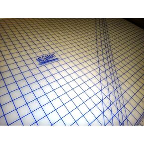 قاعدة Quilter Megamat شفاف 40in × 60 بوصة حصيرة ، Biege367