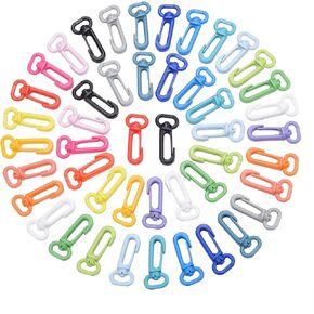 Danlingjewelry 100 PCS Class Lobster Claw Clasps Hard Class Clasp Clasp Clips Mask Lanyard Snap Hooks for DIY Toys Key Rings