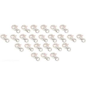 24 Sterling Silver .925 Lobster Claw Clasps نتائج المجوهرات 9 مم × 5 مم