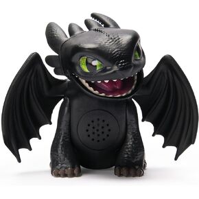 DreamWorks Dragons How to Train Your Dragon, Roaring Minis Toothless, Interactive Dragon Toy with 25 Sounds, Kids Toys for Boys & Girls Ages 4 & up