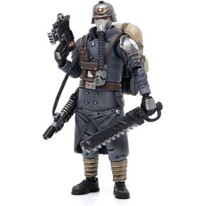 JOYTOY Action Figure 1/18 Warhammer 40,000 Astra Militarum Death Korps of Krieg Veteran Squad Guardsman Collection Model Birthday Gifts