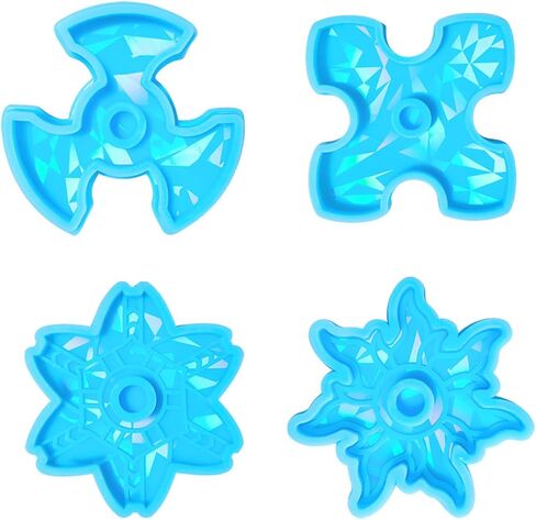 Holographic Fingertip Gyro Ornaments Silicone Mold Epoxy Toys Mold Resin Casting Toys Mold Suitable for Crafts in Saudi Arabia