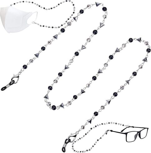 Azrra Face Mask Lanyard الأنيق حامل القناع بالخرز سلسلة الحبل الحبل الشحلي المضاد للنظارات الشمسية in Kuwait