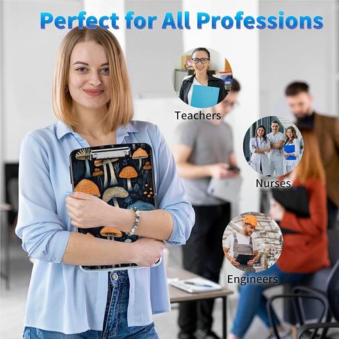 Clipboard with Storage,8.5x11 High Capacity Nursing Clipboards with Pen Holder and Low Profile Clip,A4 Plastic Storage Clipboard for Nurses,Teachers,Lawers,Blue Ocean Turtle in Saudi Arabia