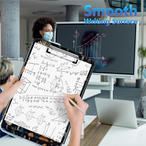Clipboard with Storage,8.5x11 High Capacity Nursing Clipboards with Pen Holder and Low Profile Clip,A4 Plastic Storage Clipboard for Nurses,Teachers,Lawers,Blue Ocean Turtle in Saudi Arabia