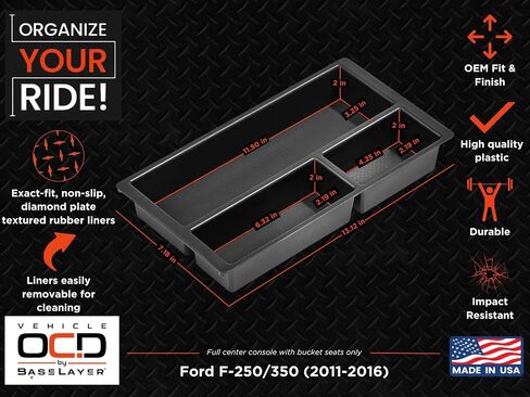OCD للمركبة - منظم وحدة التحكم المركزية لسيارة Ford F250/350/450 SuperDuty (2023-2025) - صنع في الولايات المتحدة الأمريكية - SLX180 in Kuwait