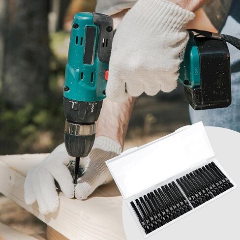 T20 Torx Bits (24 Pack - 2 Inch Impact Grade) 6 Point Torx Star Bit with Hex Shank - Hardened CRM Steel Alloy - Case Included in Kuwait