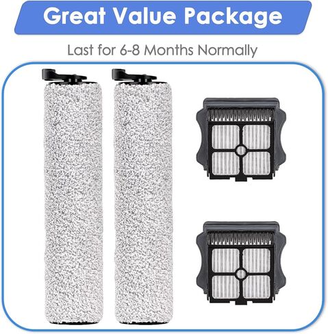 (4 Pack) One S3 Replacement HEPA Filter Compatible with Tineco iFloor 3, Floor One S3, Floor One S5, Floor One S5 Pro 2, Cordless Wet Dry Vacuum Cleaner, Vacuum Cleaners Parts, 4 Filters in Kuwait