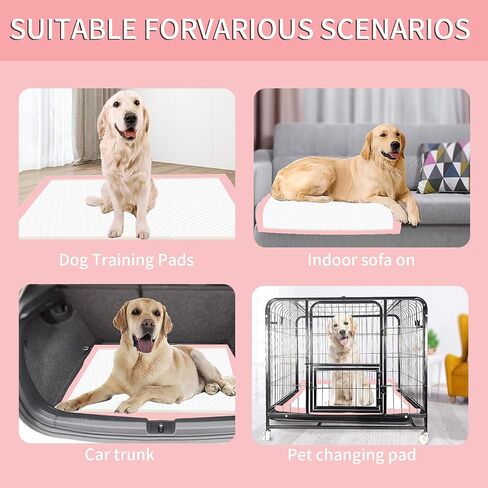 JONEME Dog Pee Pads Extra Large 28"x36", X-Large Training Puppy Pee Pads Super Absorbent&Leak-Proof, Disposable Pet Piddle Pad and Potty Pads for Puppies, Doggie(30 Count) in Saudi Arabia