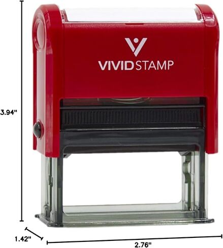 Unofficial Transcript Self Inking Rubber Stamp (Red Ink) - X-Large in Saudi Arabia