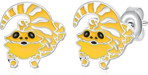 Dragon Earrings Sterling Silver Moonstone Dragon Stud Earrings Dragon Jewelry Gifts for Women Girls in Kuwait