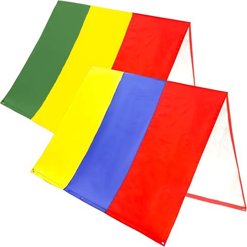 2 Pcs Playground Canopy Swingset Replacement Tarp Roof Waterproof Swing Set Tarp Sunshade UV Protection Cover for Kids Outdoor Playground Playset Accessories, 52 × 90 in in Kuwait