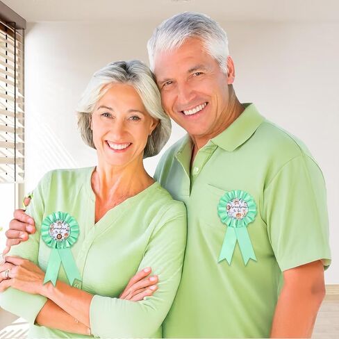 Sage Green Baby Dame Grandpa ليكون دبابيسًا ، أزرار شارة أوكالبتوس الخضراء in Kuwait