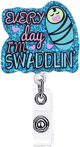 Funny Badge Reel Holder Nurse But Did You Die Medical Humorous Nursing Badge Reels Retractable for Nurses Acrylic Cute Glitter Badge Clip RN LPN CNA LVN ID Name Card Nurse Gifts in Kuwait