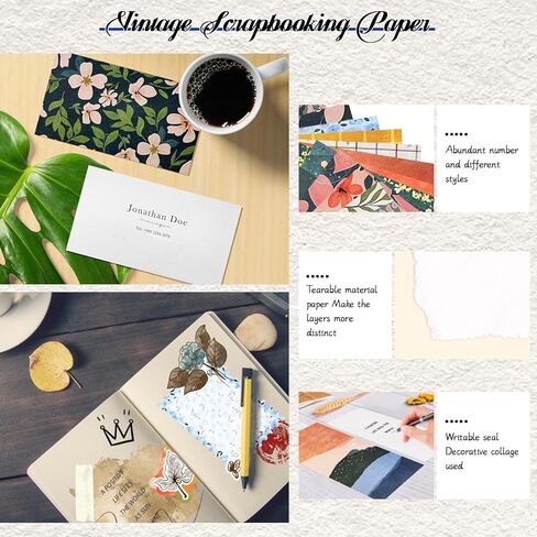 24Pcs 6×6 Scrapbook Paper Pad Decorative decoupage Vintage scrapbook Supplies Lace Pattern Pack for DIY Card Making Scrapbooking Decor junk journal,Craft Gift Wrapping in Kuwait