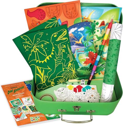 Totally Dinosaurs Dino-Tastic Activity Set with 30 Activities in Keepsake Box in Saudi Arabia