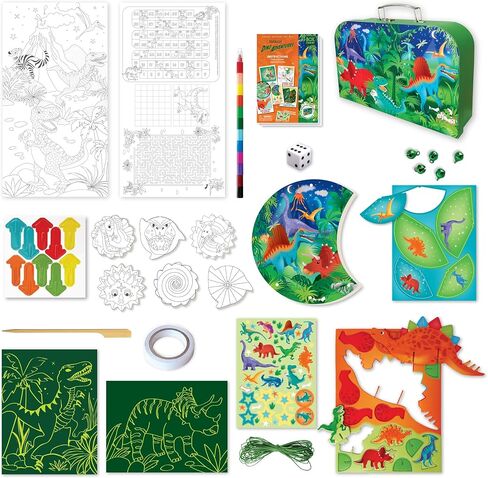 Totally Dinosaurs Dino-Tastic Activity Set with 30 Activities in Keepsake Box in Saudi Arabia