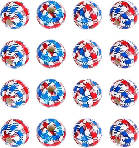 Firstmeet 15mm Round Round Wooden Painted Beads 60pcs/Box أصفر البيسبول حبات فضفاضة لصنع المجوهرات مصنوعة ديكور مصنوعة يدويًا (DIY-1028-Yellow Baseball) in Kuwait