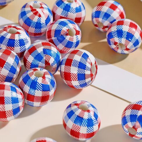 Firstmeet 15mm Round Round Wooden Painted Beads 60pcs/Box أصفر البيسبول حبات فضفاضة لصنع المجوهرات مصنوعة ديكور مصنوعة يدويًا (DIY-1028-Yellow Baseball) in Kuwait