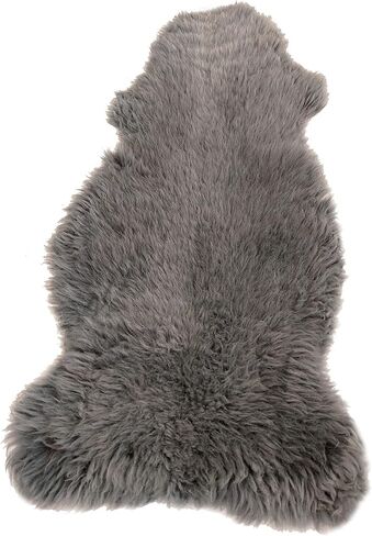 Genuine Handmade Sheepskin Rugs Thick Lush Leather Fur Pelt Many Colors + Sizes (Red) in Saudi Arabia