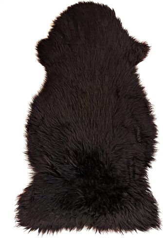 Genuine Handmade Sheepskin Rugs Thick Lush Leather Fur Pelt Many Colors + Sizes (Red) in Saudi Arabia