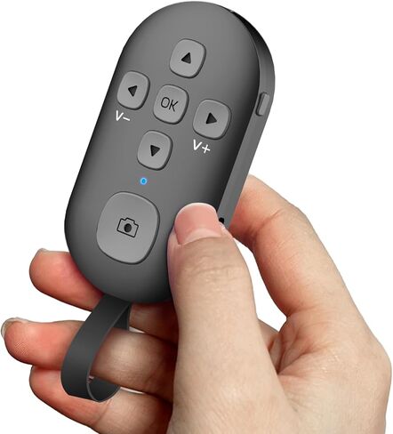 Tik Tok Bluetooth التحكم عن بُعد ، Page Turner for Kindle App كتب إلكترونية ، زر مصراع الكاميرا عن بُعد ، مقاطع فيديو قصيرة تم إعادة شحنها ، للهواتف الذكية والأجهزة اللوحية (أبيض) in Kuwait