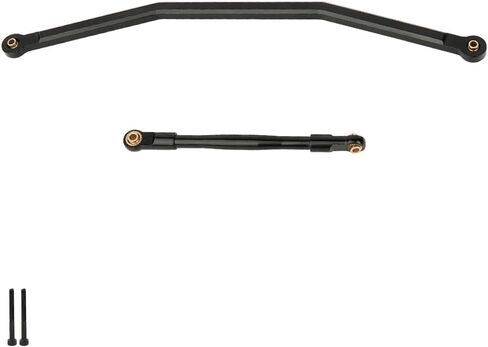 2pcs ألومنيوم سبيكة توجيه رابط رابط رابط ل RBX10 AXI03005 1/10 RC Crawler Car Axle Axle Meturger Parts (Red) in Kuwait