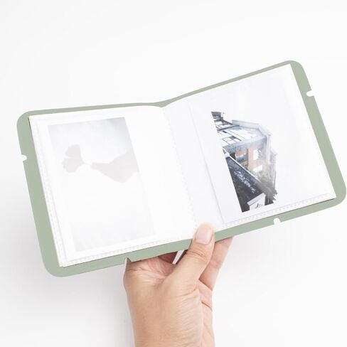 Rieibi Photo Album for Fujifilm Instax Wide210/Wide300/Wide400 Camera, Album for Polaroid, 3.4x4.3 Inch Wide Film 28 Pockets PU Leather Photo Frame for Instax Wide 400 Album, for Polaroid Album in Kuwait