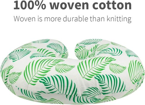 ALVABABY Nursing Pillow Cover Slipcover,Soft and Comfortable,Feathers Design,Maternity Breastfeeding Newborn Infant Feeding Cushion Cover ZT01 in Saudi Arabia