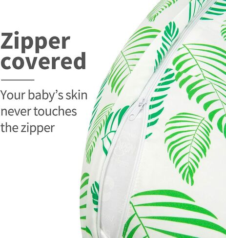 ALVABABY Nursing Pillow Cover Slipcover,Soft and Comfortable,Feathers Design,Maternity Breastfeeding Newborn Infant Feeding Cushion Cover ZT01 in Saudi Arabia