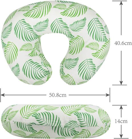 ALVABABY Nursing Pillow Cover Slipcover,Soft and Comfortable,Feathers Design,Maternity Breastfeeding Newborn Infant Feeding Cushion Cover ZT01 in Saudi Arabia