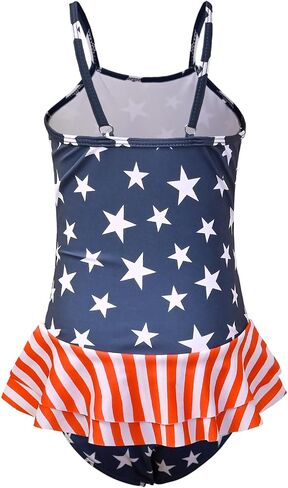 QPANCY One Piece Swimsuits for Girl Ruffle Unicorn Bathing Suits Strap Swimwear in Kuwait