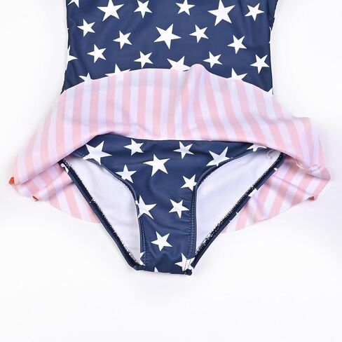 QPANCY One Piece Swimsuits for Girl Ruffle Unicorn Bathing Suits Strap Swimwear in Kuwait