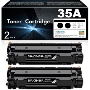 35A CB435A Toner- متوافق 2 Pack 35A استبدال خرطوشة الحبر لـ HP 35A 36A CB436A 85A CE285A LASER P1002 P1003 P1004 P1005 P1006 P1007 P1008 P1009 P1009 PRINTER