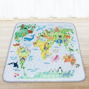 Baby Play Mat for Floor, 50'' x 50'' Baby Crawling Mat Foldable Play Mat for Playpen, Thicken Soft Padding Playmats for Babies and Toddlers Infants, Easy Care Machine Washable （Bohemia）