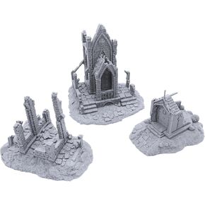endertoys ضريحات مقدسة عن طريق المناظر الطبيعية القابلة للطباعة ، مشهد RPG المطبوع ثلاثي الأبعاد و Wargame Terrain