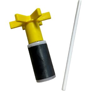 Impeller for Fluval 404, 405, Replace Impeller w/Straight Fan Blades with Ceramics Shaft