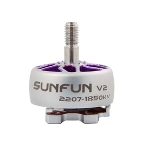 DYS SUNFUN V2 2207 1850KV محرك Brushless 6s لـ Freestyle FPV Drone Qav FPV Racing Drone Quadcopter (2207 1850KV 1PCS)