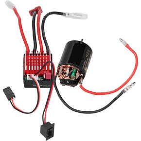 RC Brushed Motor ESC, 540 Brushed Motor 360A ESC with T Plug Upgrade Accessories Fit for tamiya 1/10 RC Car Model (55T)