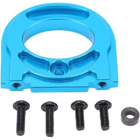 Aluminium Alloy RC Motor Mount for Tamiya TT02 1/10 Upgrade RC Car, Replace Plastic Parts, Strong Flexibility (Blue)