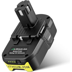 3.0Ah P103 18V Lithium Battery Replacement for Ryobi 18V Tools Series, Compatible with Cordless Tools P100 P102 P104 P105 P107 P108 P109 P190