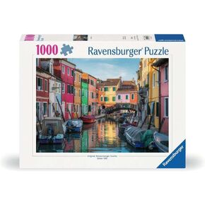 Ravensburger Burano, Italy 1000 Piece Jigsaw Puzzle for Adults | Unique, Pieces | Anti-Glare Surface | FSC Certified, Eco-Friendly | Amazon Exclusive