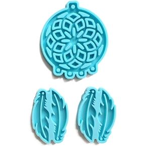 appuivbt قوالب راتنجات الماسك ، ديي الرياح ديي القالب السيليكون قالب الراتنج الايبوكسي لعلامة المجوهرات ، قرط ، تزيين الجدار المنزلي
